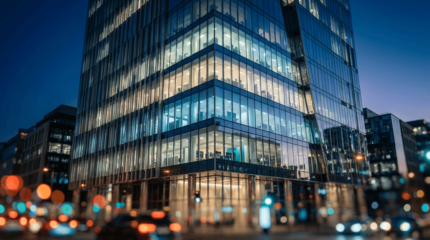 Exterior of office building on Lexington Street